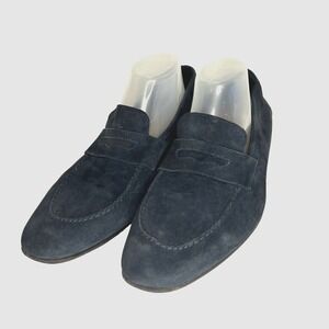 Mauro Volponi Men's Suede Leather Italian Loafer Size 44‎